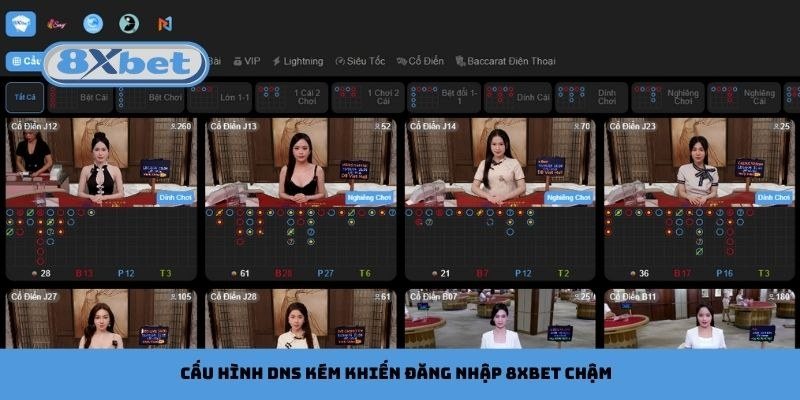 Vào 8Xbet bằng DNS 1.1.1.1 hoặc 8.8.8.8 để truy cập nhanh và ổn định