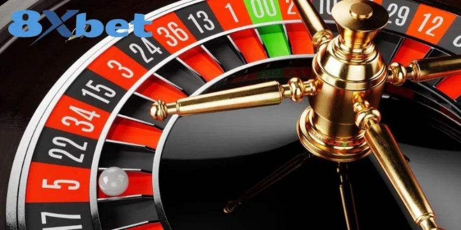 Bánh xe roulette Mỹ có thêm ô 00 xanh lá làm tăng lợi thế nhà cái