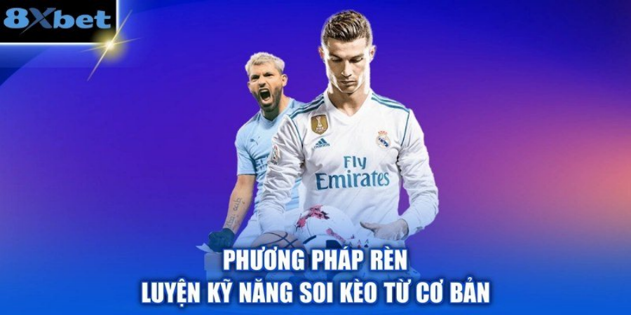 Hai cầu thủ nổi tiếng trên nền xanh minh họa kỹ năng đọc line movement