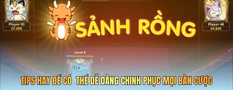 Thông báo sảnh rồng trên bàn mậu binh, trường hợp thắng trắng không cần so chi
