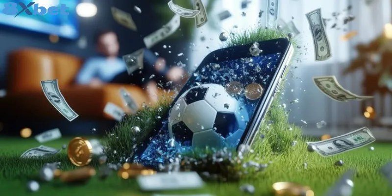 Minh họa tính giá trị kỳ vọng vé cược bóng đá trên điện thoại