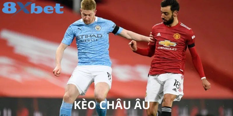 Cầu thủ Manchester City và Manchester United minh họa kèo 1X2 châu Âu